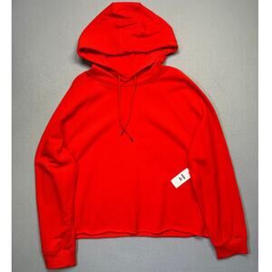 Mode of One Men's All Cotton French Terry Hoodie red medium $70